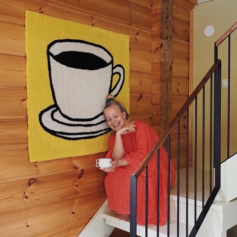 Teos, Salon matto ja ryijy.