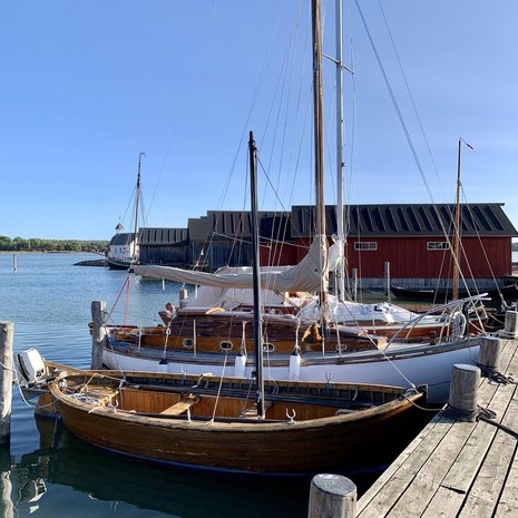 Merikortteli Sadonkorjuujuhlien aikaan.