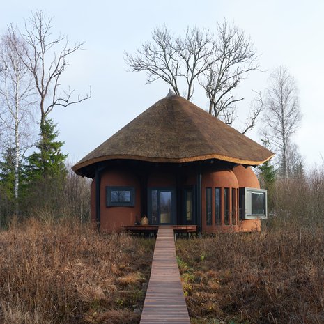 Maidla Nature Resortin uusin talo on kesällä 2022 valmistunut Villa Poku.