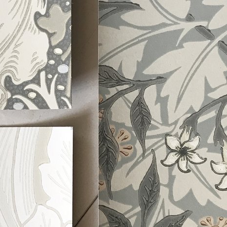 keittiö, tapetti, william morris, vanha talo