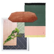 1. Saanan ja Ollin suunnittelema matto, 160 x 230 cm, 175 e, shop.finarte.fi. 2. &traditionin The Moor Rug -matto 1 799 e, Formverk. 3. Trace-matossa on trendivärit, 140 x 195 cm, 540 e, Normann Copenhagen.