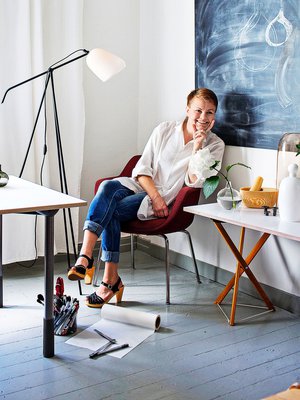 Katriina Nuutinen on muotoilija ja lasitaiteilija.