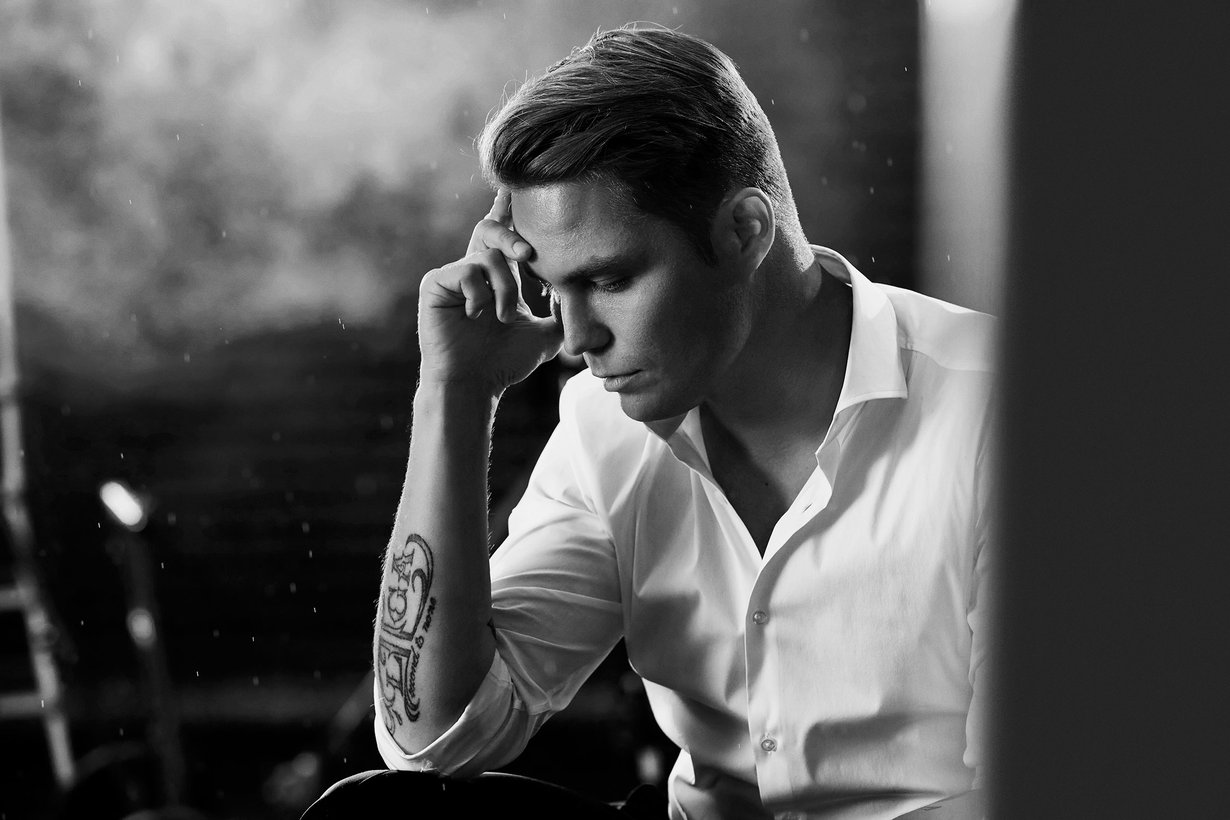 Cheek on ensimmäinen mies Gloria-lehden kannessa. Kuva: Jonas Lundqvist.