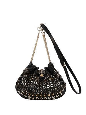 Niittisomisteinen nahkalaukku 1690 e.