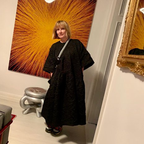 Saila-Mari koronakoltussaan. 